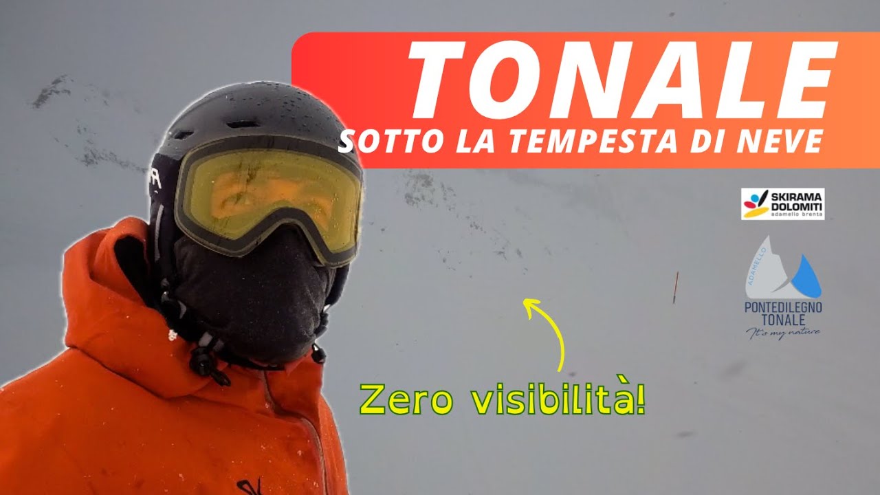 🌨️ Tempesta di neve al Tonale: il peggior giorno per sciare? ❄️