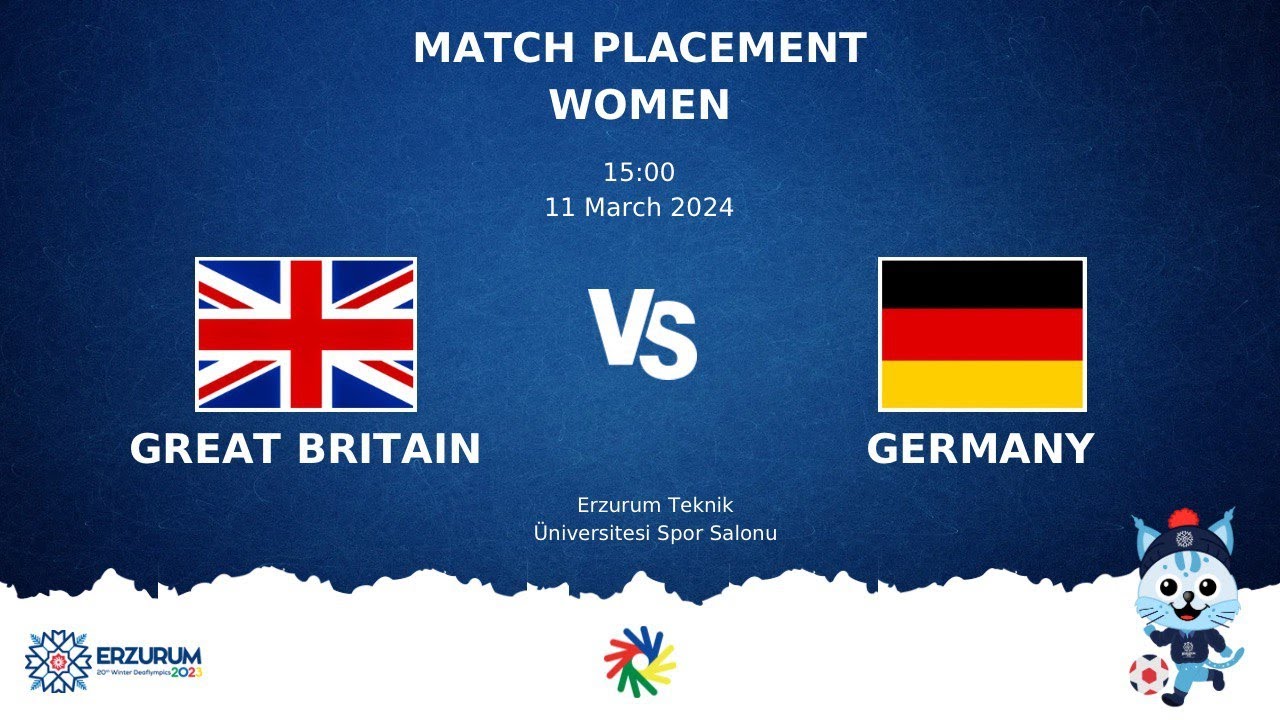 GREAT BRITAIN vs GERMANY | Futsal DEAFLYMPICS ERZURUM 2024 | 3rd - 4th Place