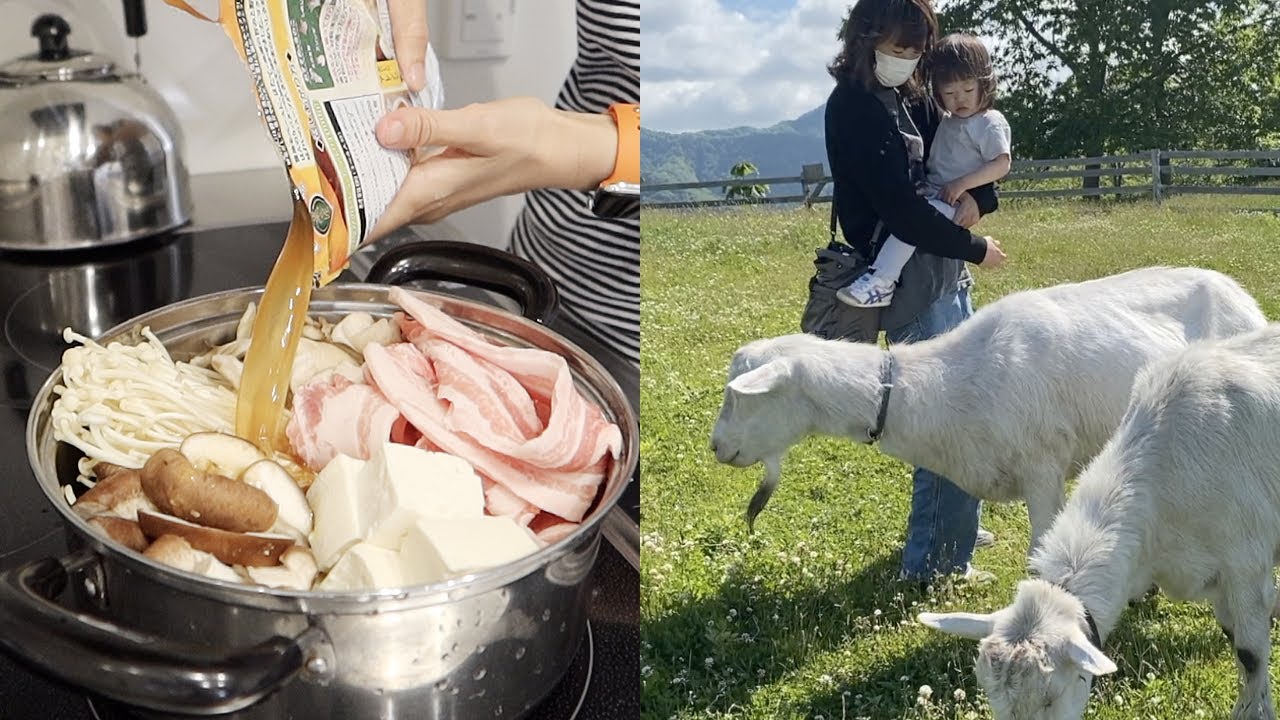 홋카이도에서 장보고 바베큐, 요리&외식한 일상 | 일본 홋카이도 브이로그