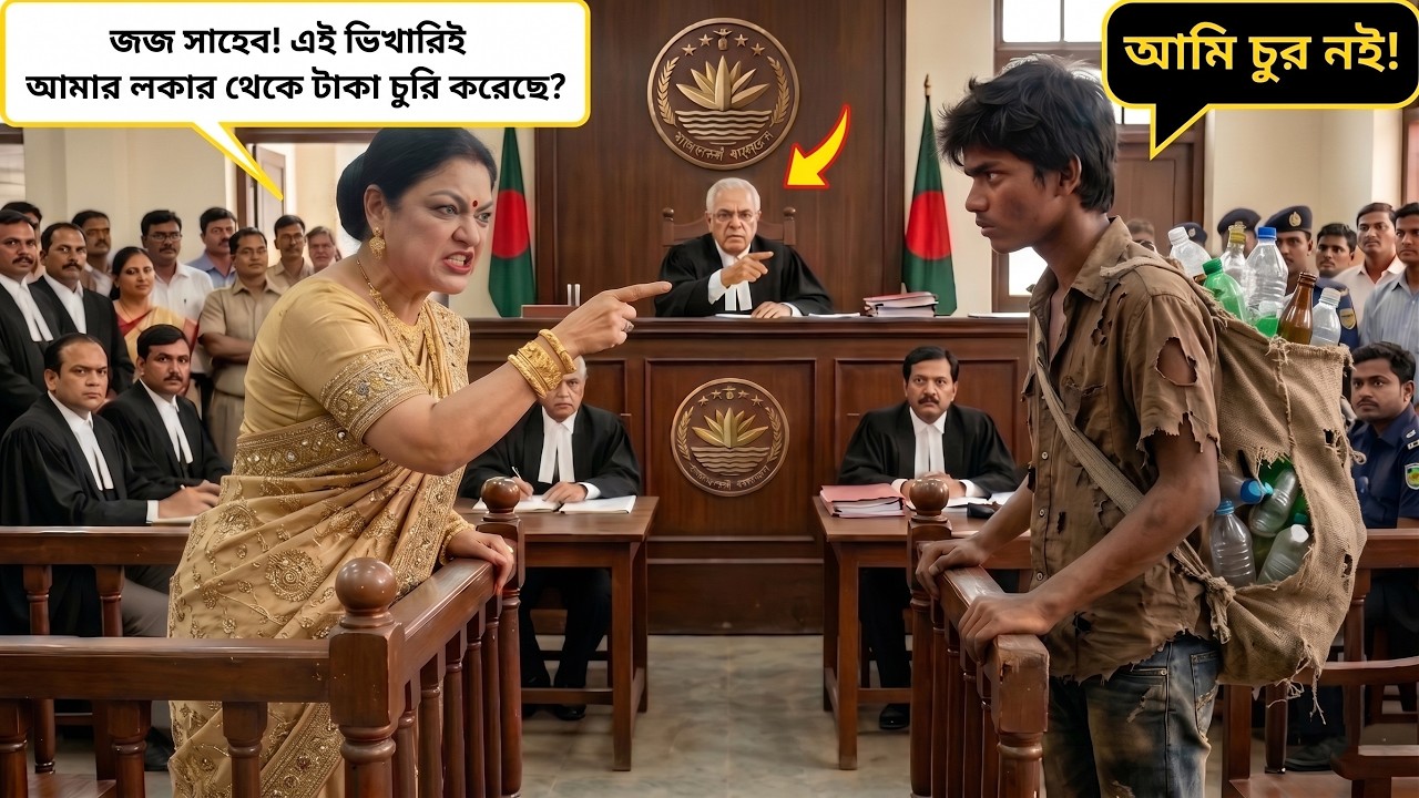 জজও অবাক! 😲 ময়লা কুড়ানো ছেলে যখন নিজের উকিল নিজেই হলো! অবিশ্বাস্য 😱 | Bangla Emotional Story