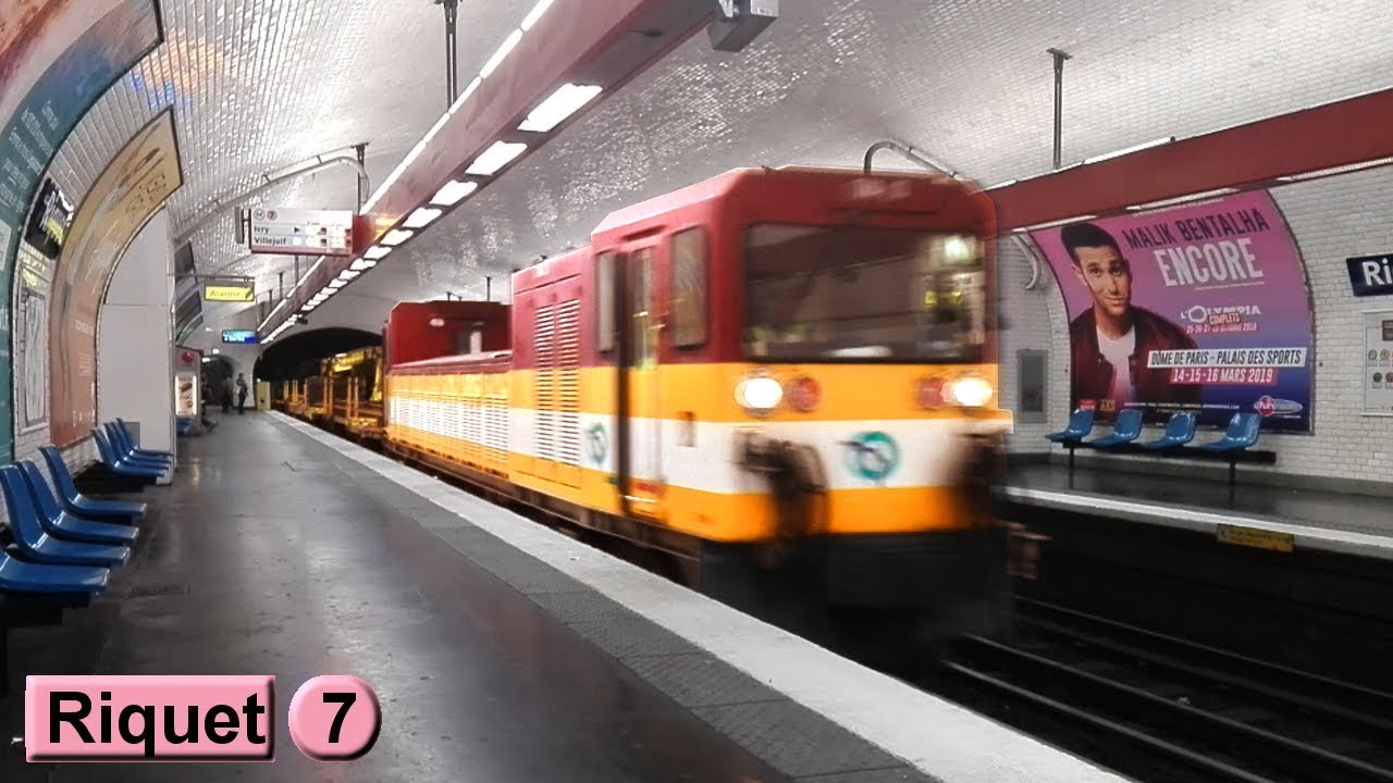 Рике | линия 7 : Парижский метрополитен ( RATP TMA - MF77 )