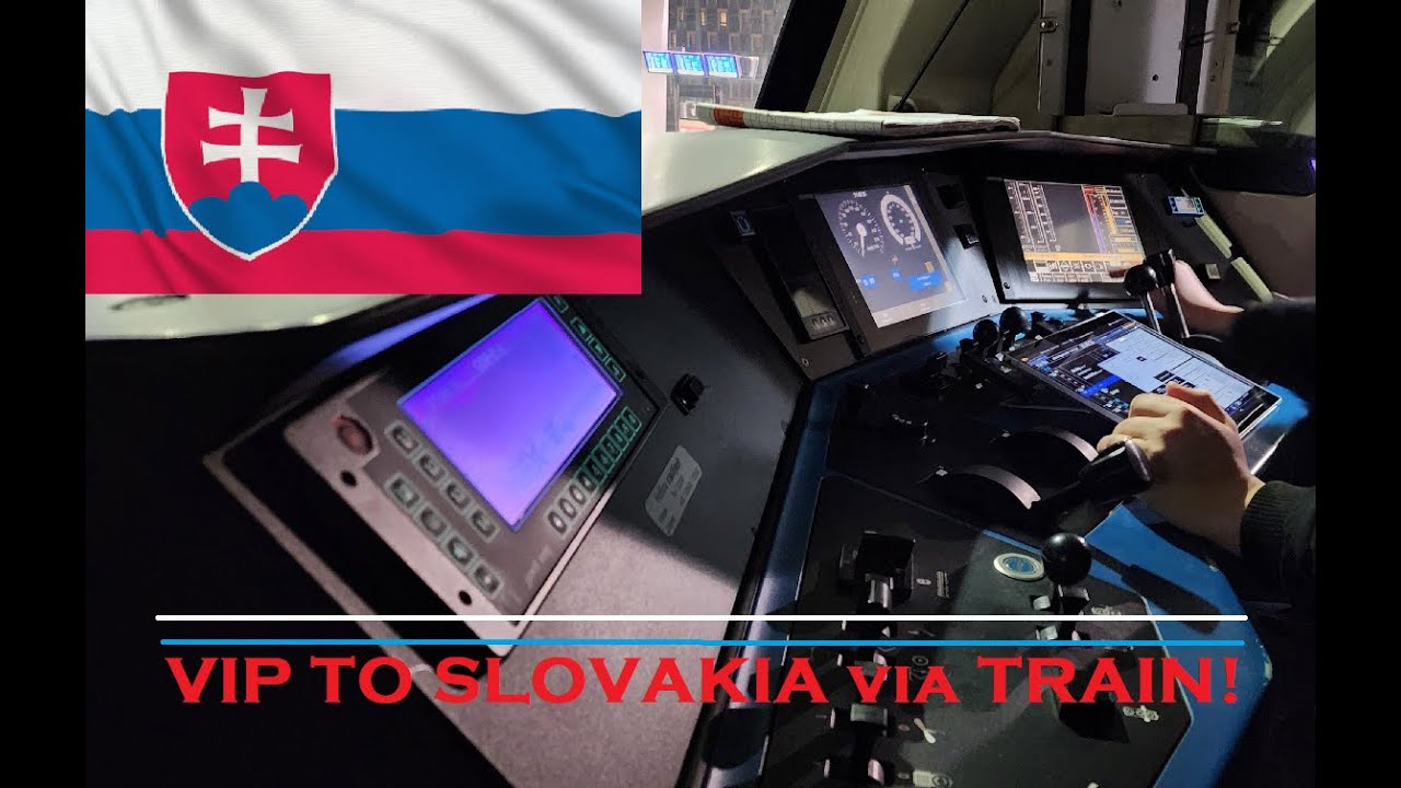The view from driver's seat on a train to Slovakia! #train #austria #slovakia #bluemoosetraveler