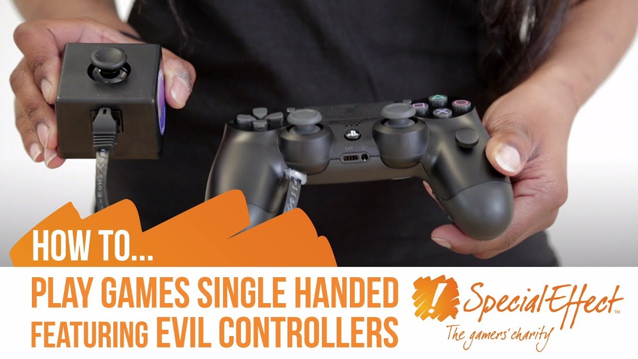 How to Play Games Single Handed - Featuring Evil Controllers