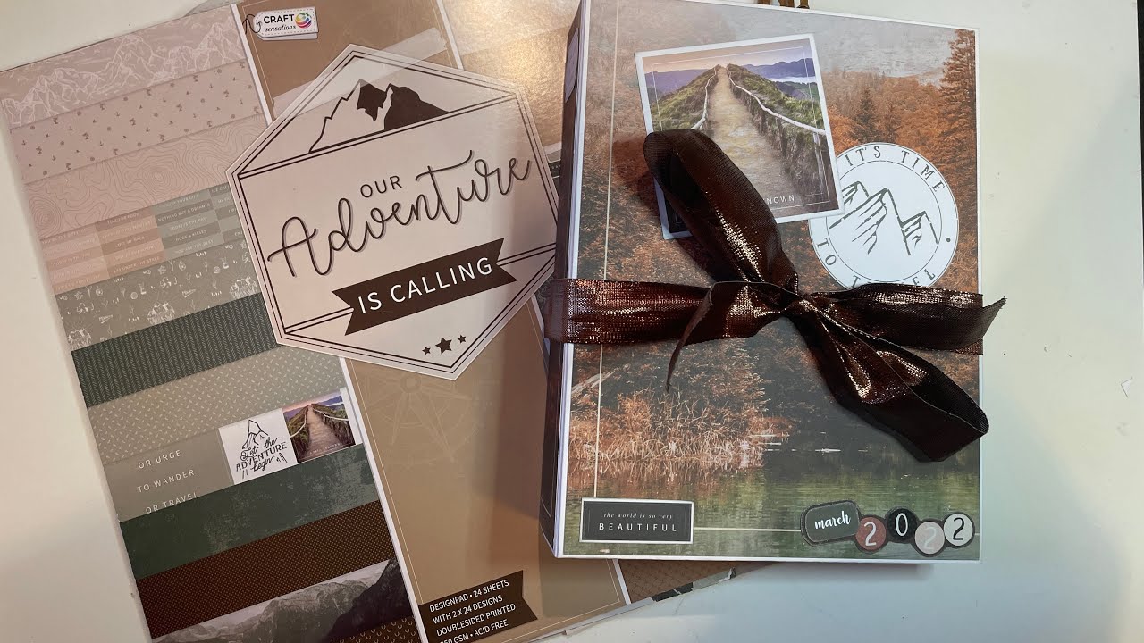 SCRAPBOOKING Présentation de l’album 