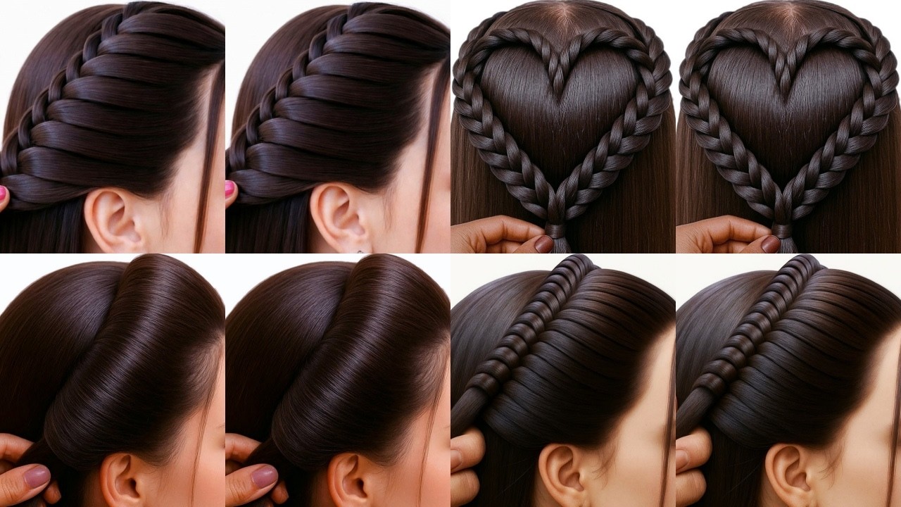 Very Easy Different Hairstyle - Simple Hairstyles | stylish hairstyles | hairstyles for girls