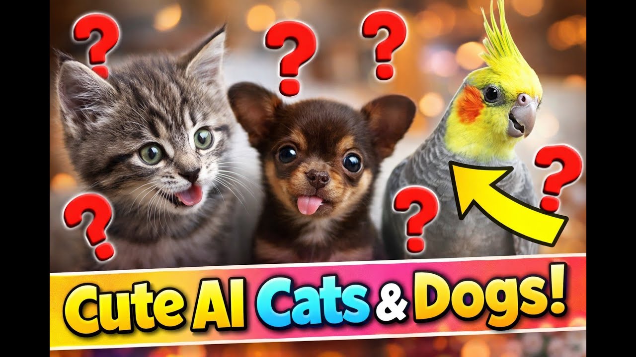 Funny AI Cat & Dog Videos  Cute Pets Compilation #ai #cat #dog