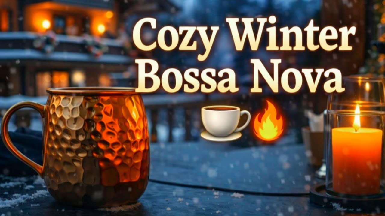 Cozy Winter Bossa Nova ☕🔥 Relaxing Jazz Instrumental Cafe Music for Snowy Nights & Deep Focus
