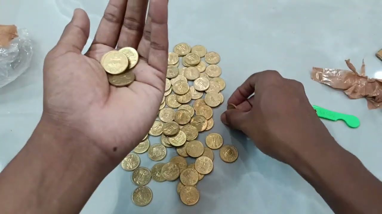 🤑 Распаковка монет UNC номиналом 20 пайсов 🤑 | Скоро в продаже | Антикварная реликвия | #индия #м...