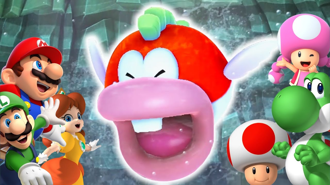 MARIO PARTY 10 – ALL CHARACTERS VS BIG CHEEP CHEEP !!