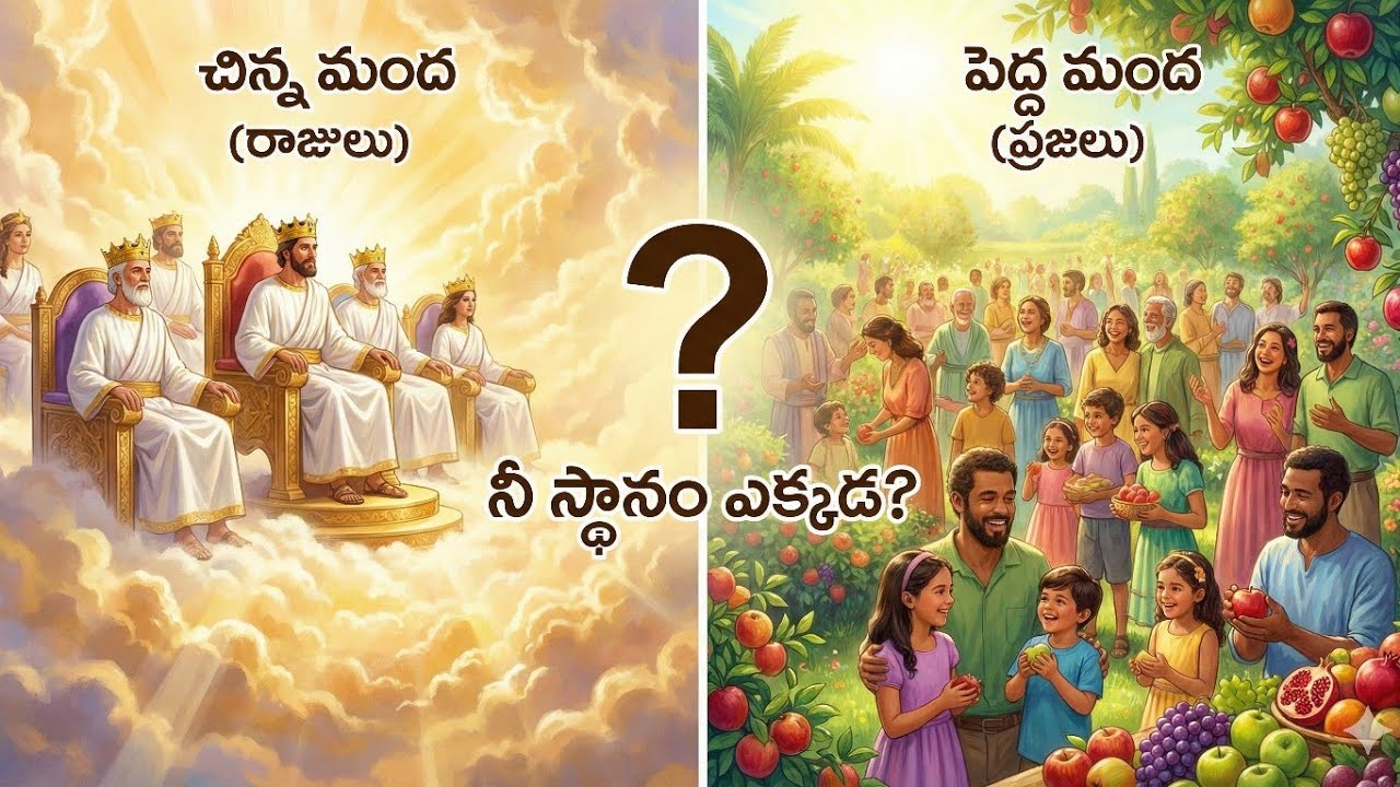 ​చిన్న మంద vs పెద్ద మంద: పెళ్లి చేసుకోని వారు రాజులు అవుతారా? | Biblical Secret Revealed
