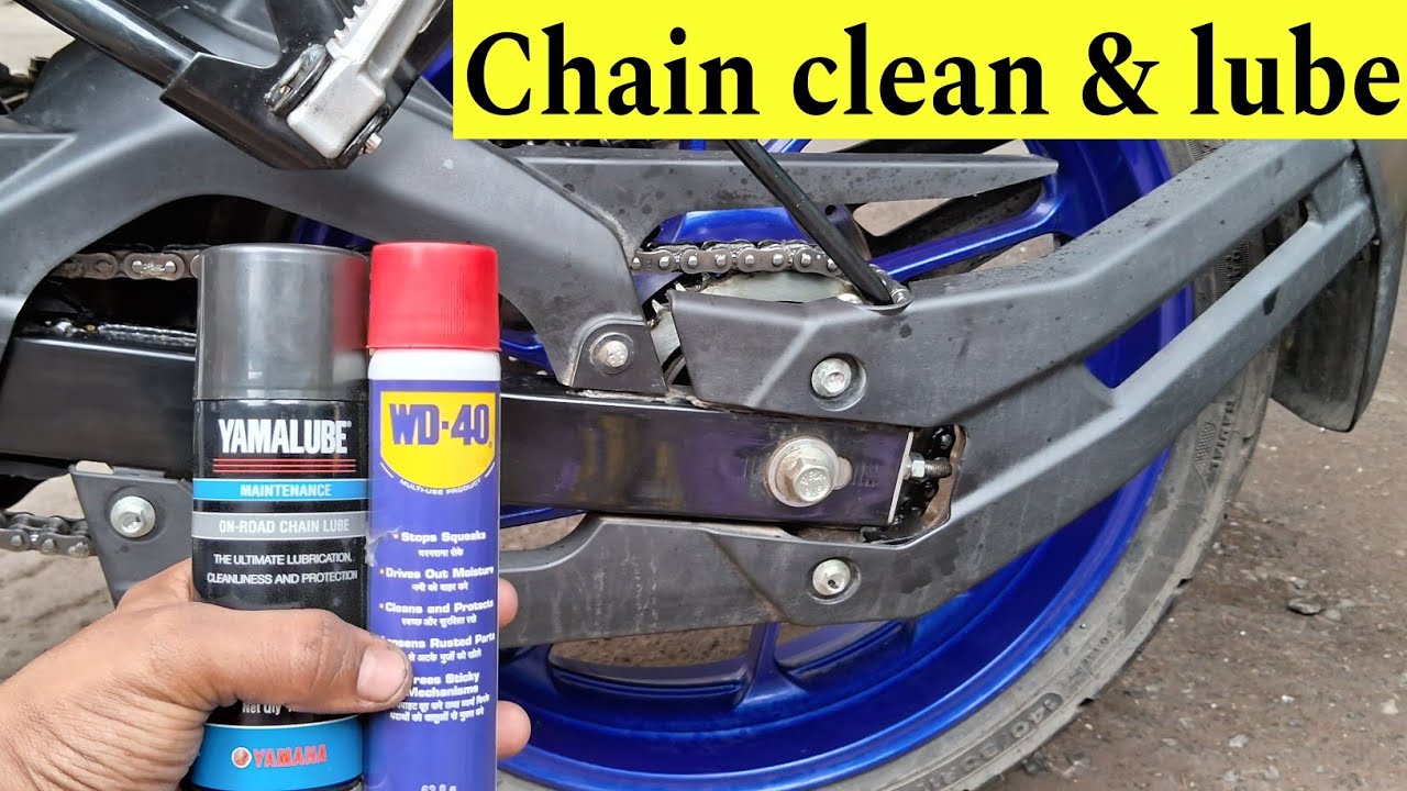 Bike Chain Clean and Lube - All Process | Chain Noise Problem Solve | FZS V3