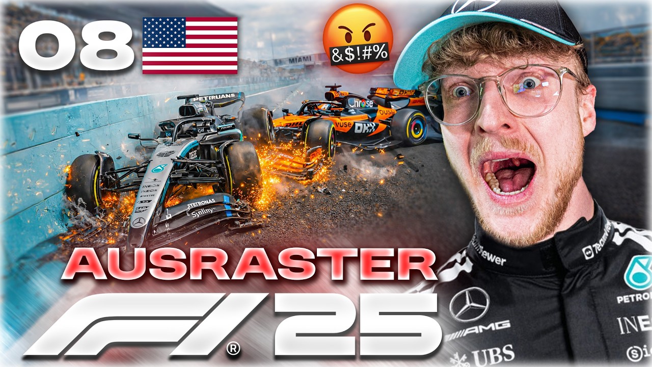 MEGA AUSRASTER im MIAMI RENNEN 🤬 In der 110er Mercedes KARRIERE Folge 08 | CutterLukas