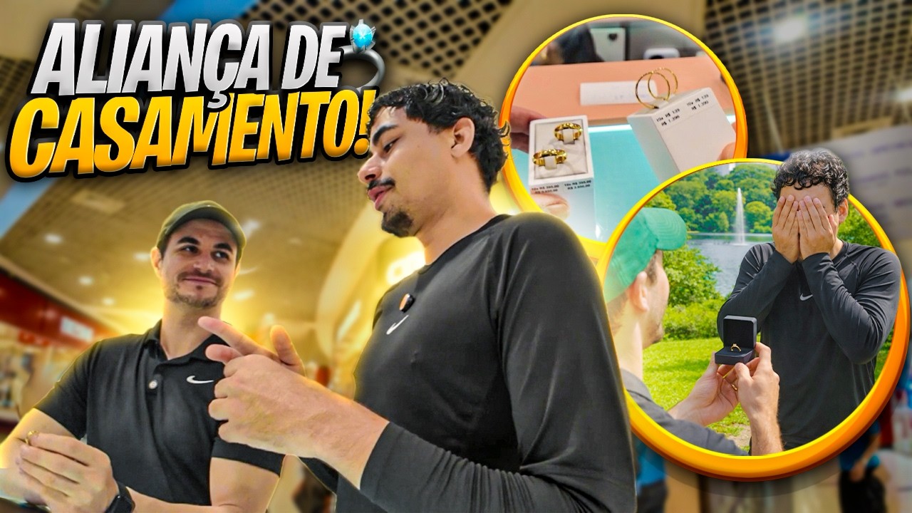 PROVAMOS ALIANÇA DE CASAMENTO! | BIELZAU