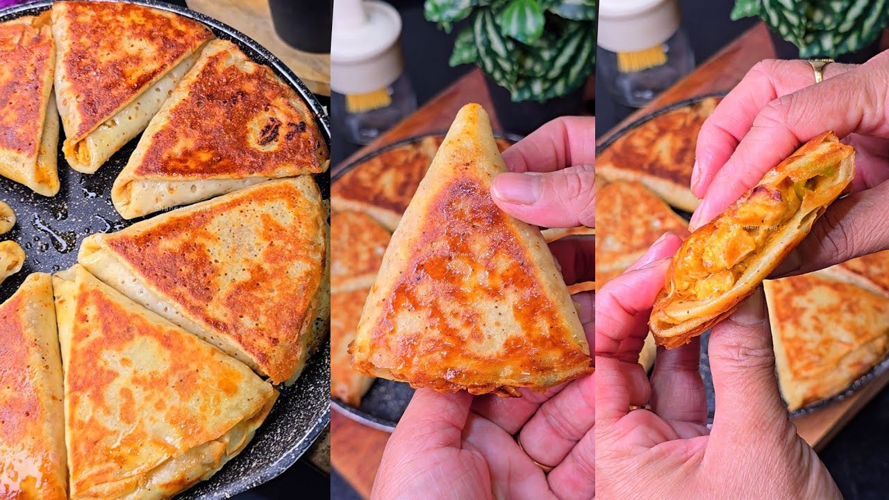 Chicken crepe shawarma | new and unique chicken recipe for iftar 