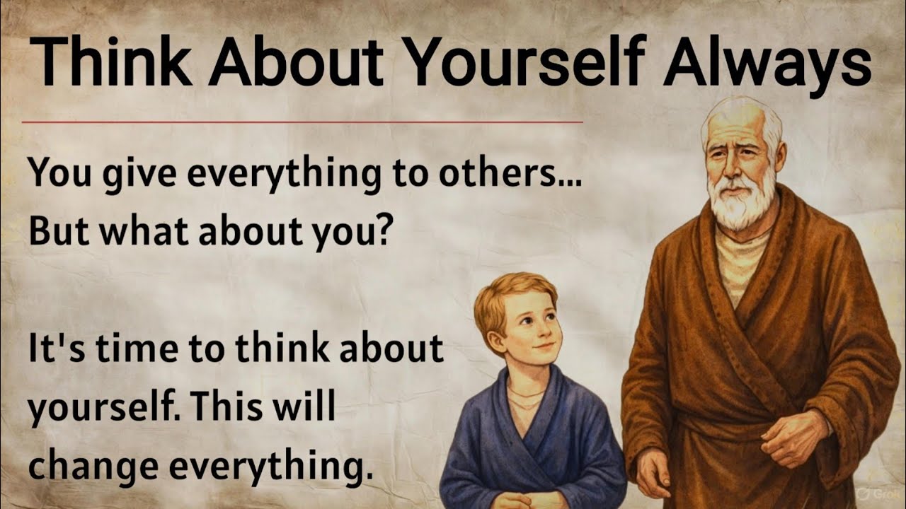 Think About Yourself Always || Graded Reader || Improve Your English Fluency ✅️ 