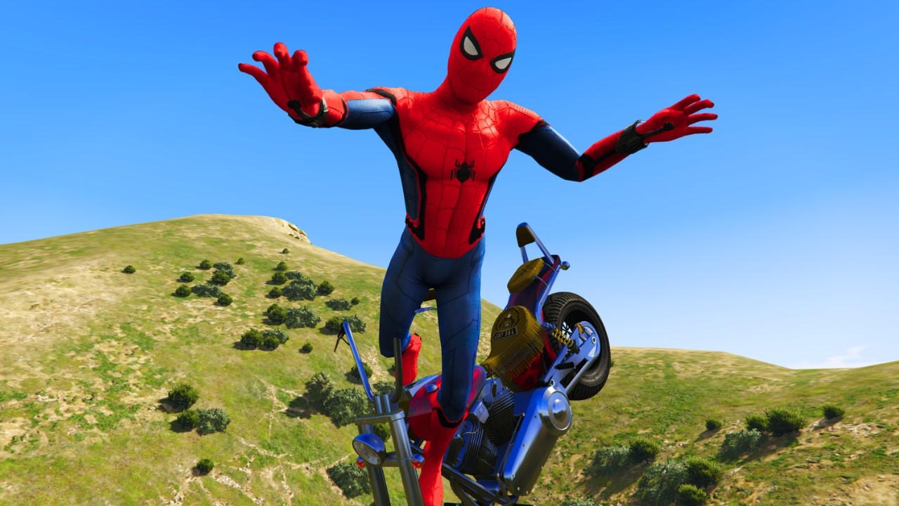 Spider-Man vs 1000ft Drop in GTA 5