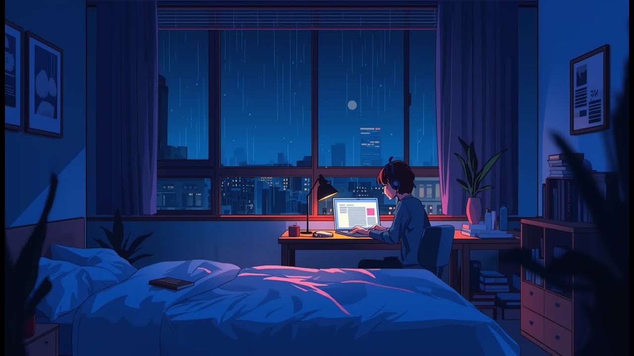 Night Lofi Chill Beats 🌌 Deep Focus & Relaxation