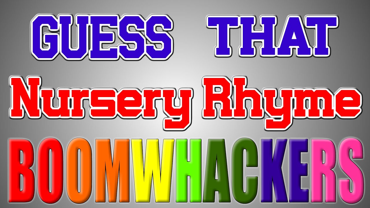 GUESS THAT NURSERY RHYME! Easy Mode | BOOMWHACKERS!