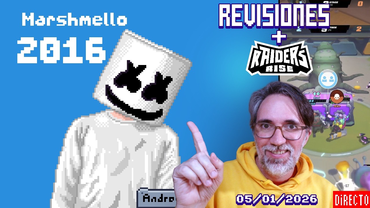 [ASMR Involuntario] REVISANDO PIXELARTS + Raiders Rise - 05-01-2026