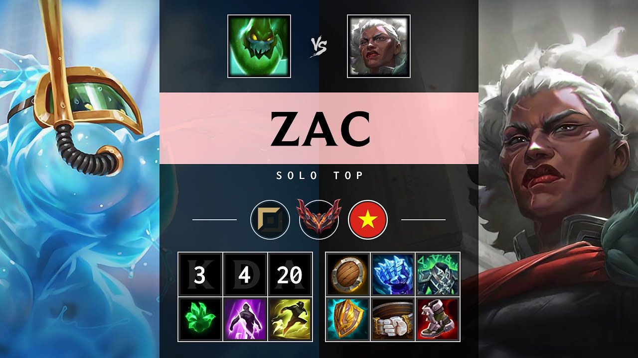 Zac Top vs Ambessa - VN Grandmaster Patch 25.15