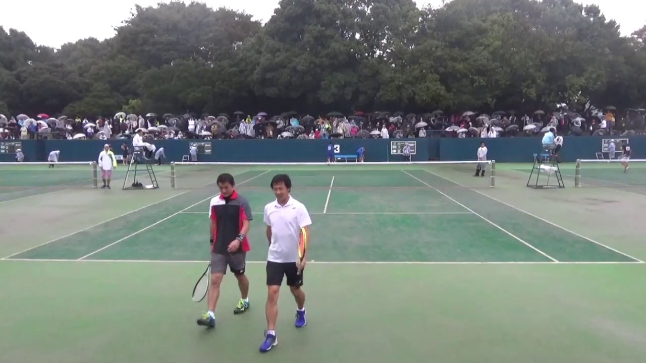 ［男子５回戦］船水・林 vs 篠原・小林