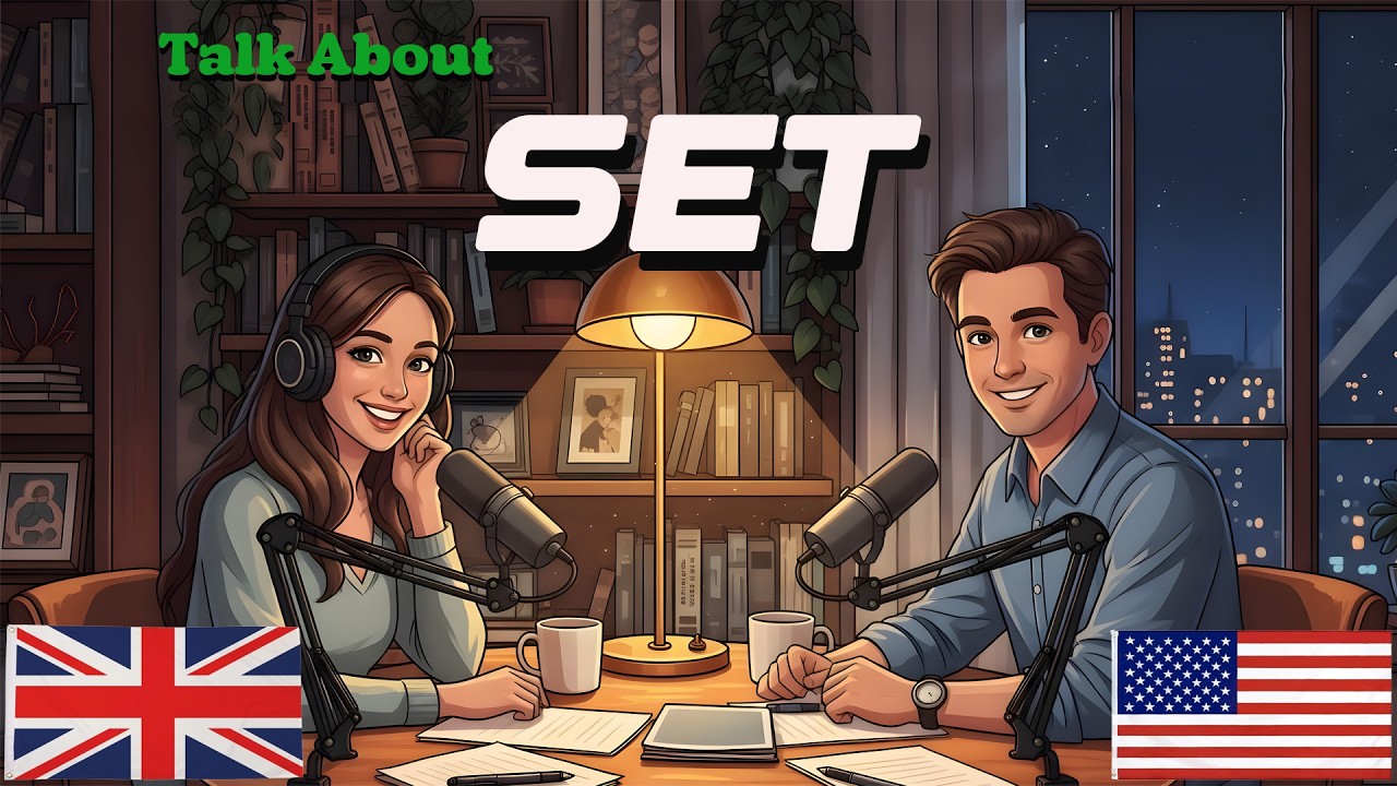 Learn English with Real Conversations Podcast | How to Use “SET” in Everyday English