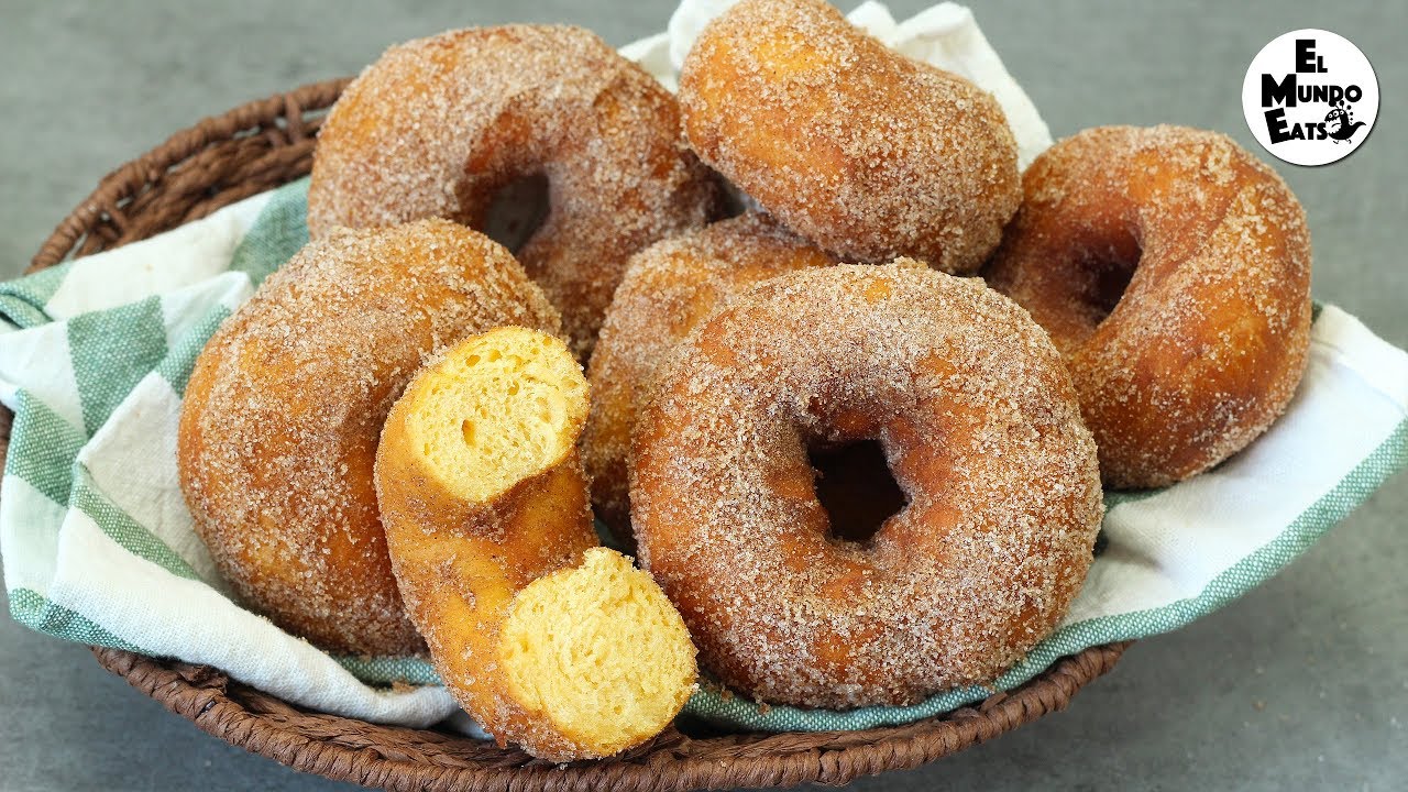 Yeasted Sweet Potato Donuts