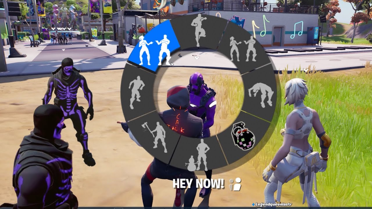 this is the longest emote Battle in Fortnite he was toxic but He left at the end ( Party Royale )