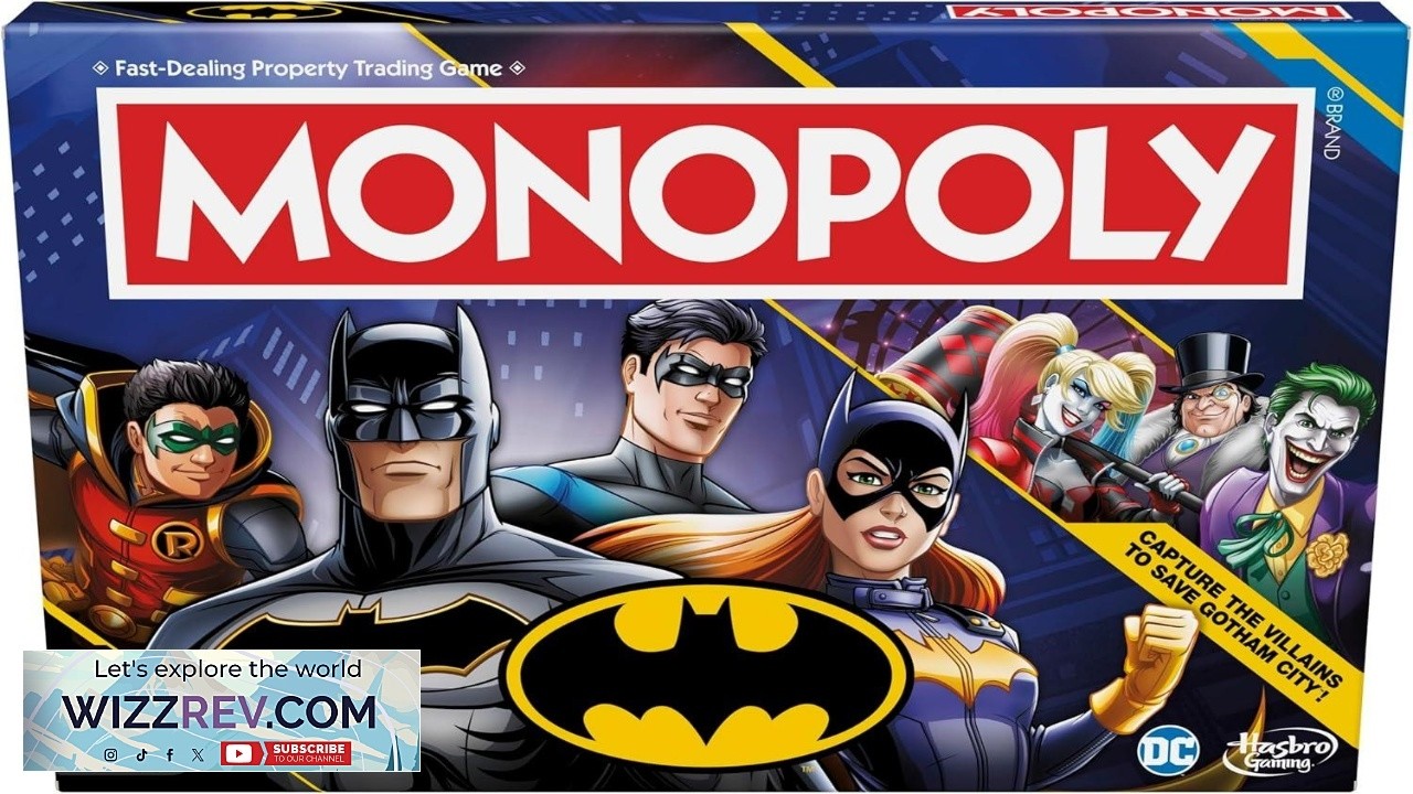 Настольная игра «Монополия: Бэтмен» — игра для поклонников Бэтмена.