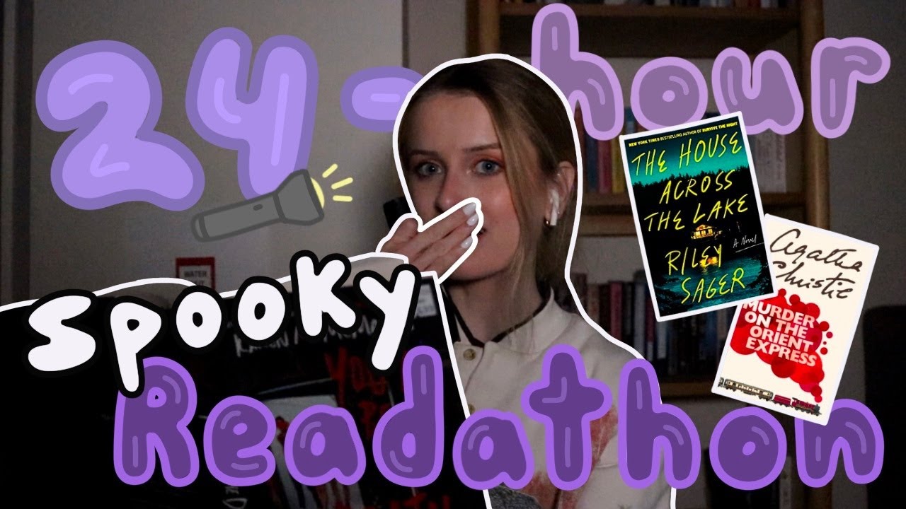 Reading Spooky Books for 24-HOURS STRAIGHT! 👻 🎃