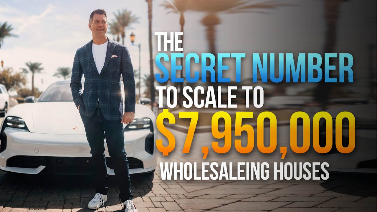 📊The Secret NUMBER used to Scale to $7,950,000 a Year Wholesaling Houses