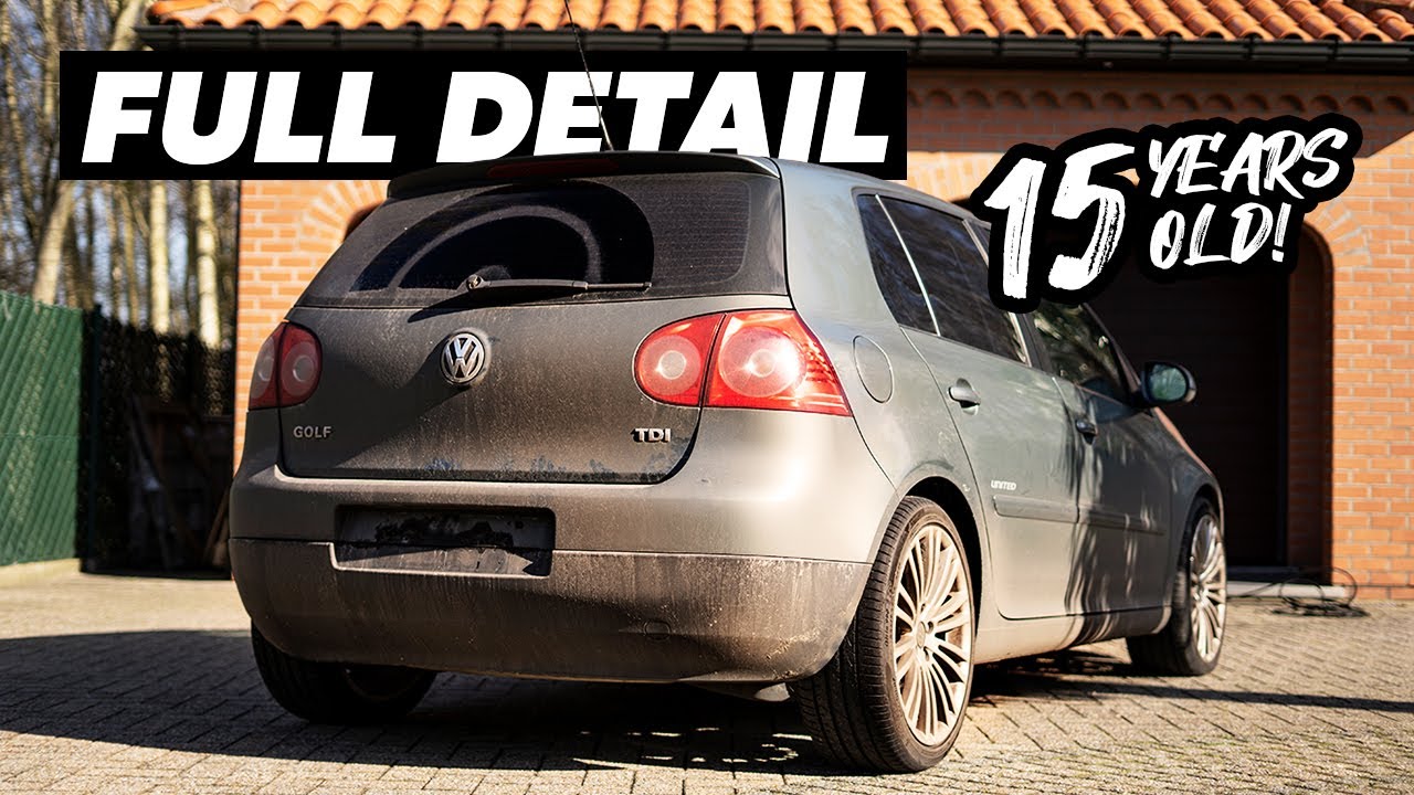 15 Year Old VW Golf Deep Clean - DIRTY Car Detailing