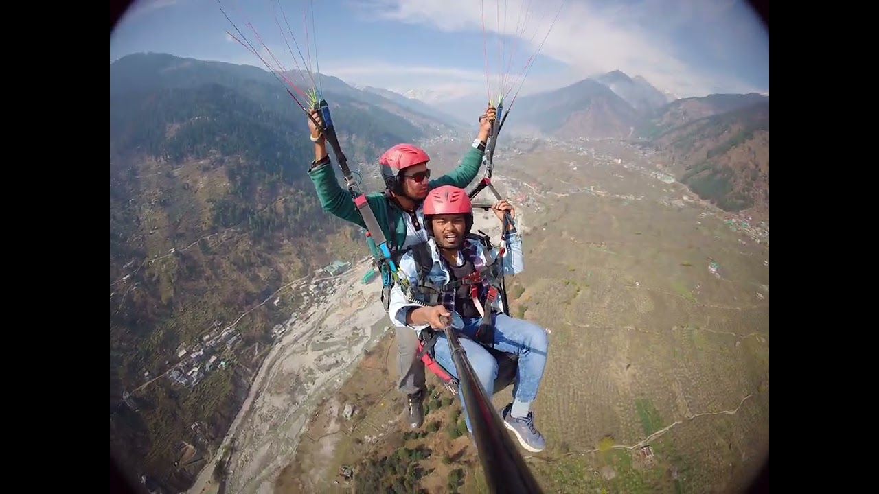  best Paragliding Manali (shallin) #explore_paragliding_india #2026 #gopro 