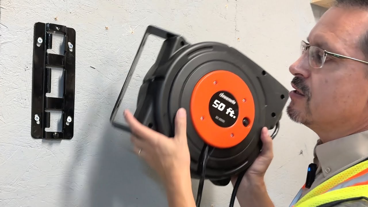 Installing a Cord Reel Will Solve Your Outlet Problem - DEWENWILS retractable cord reel