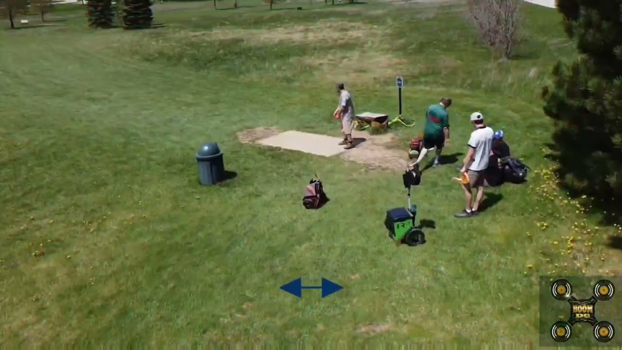 Boom Disc Golf's Solo Challenge for the Claws  Final Round Front 9 at Wales Community Park DGC