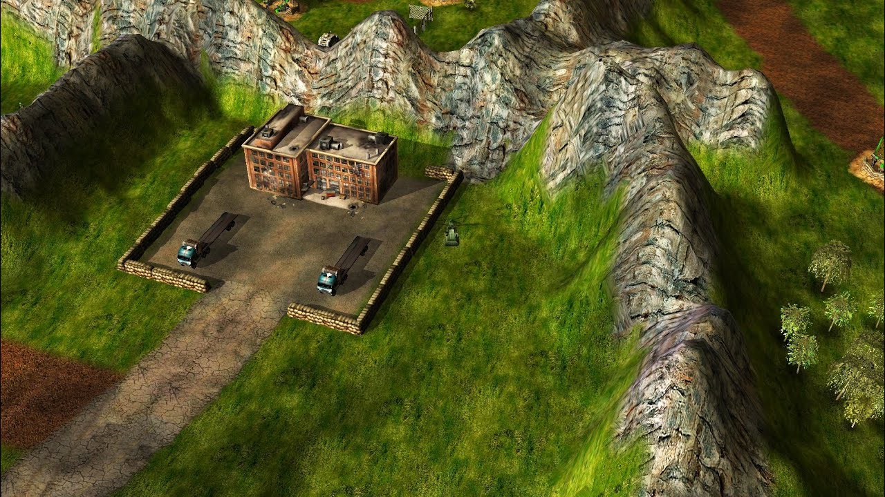 Colonel Burton Risked His Life to Rescue Dubbya From The GLA Lands |C&C Generals ZH Mini Mission Map