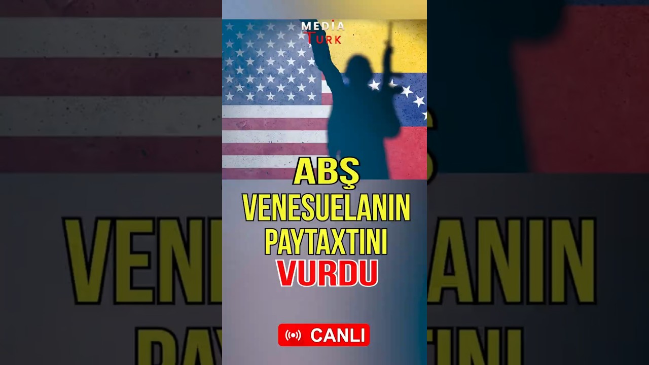 ABŞ m&uuml;haribə elan etdi - Venesuelanın paytaxtı vuruldu - Media T&uuml;rk TV #trend #mediaturktv