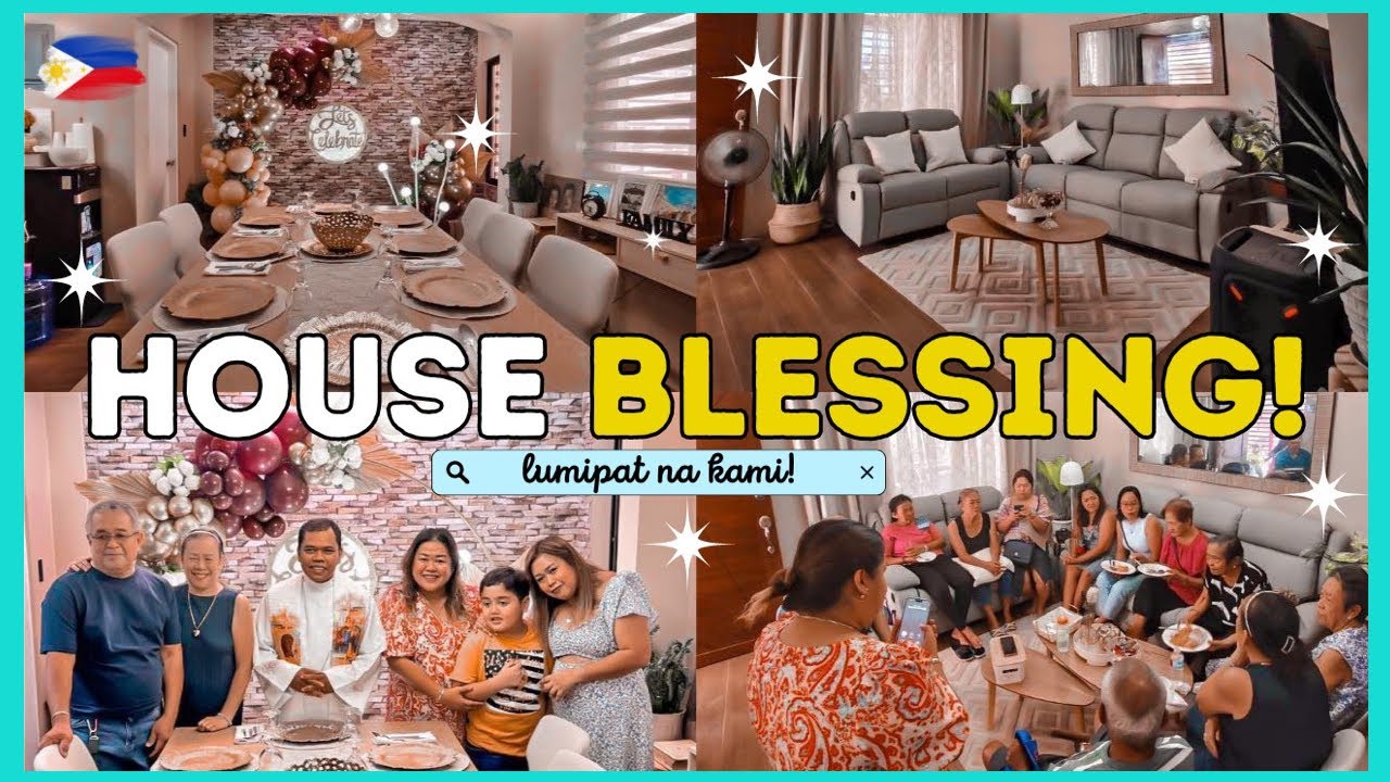 🏠LIPAT BAHAY NA & HOUSE BLESSING PA!🧡 MOVING TO OUR NEW HOME (pinilit lumipat kahit hindi pa tapos)