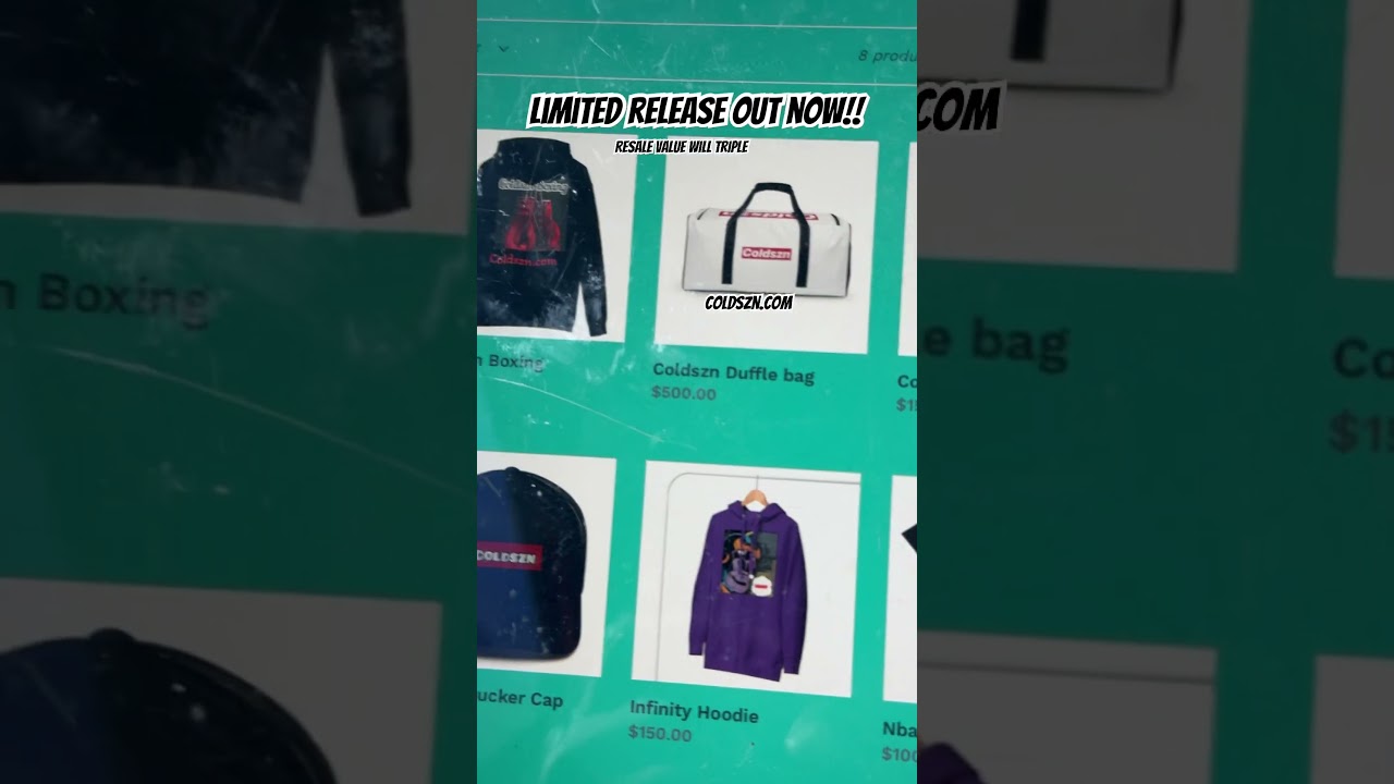 Limited Drops Wont be here long!! #clothing #designer #design #brand #coldszn #trending #viral