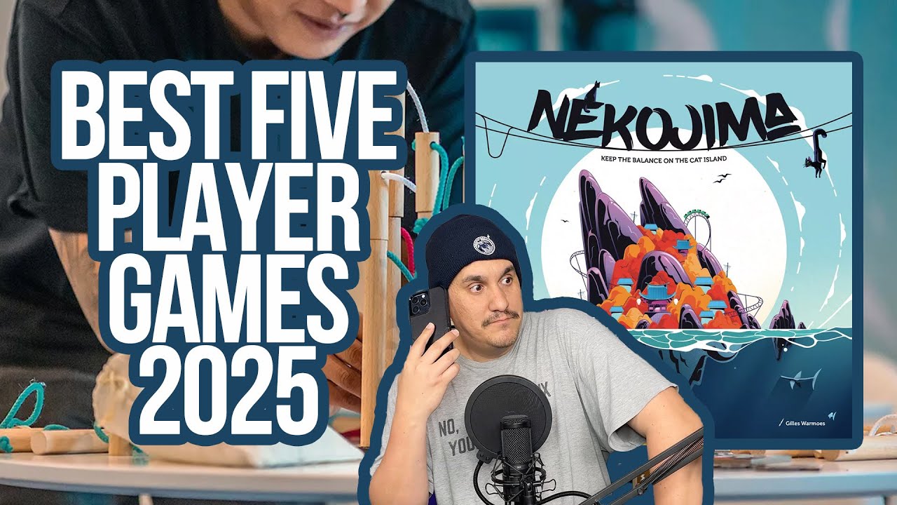 Лучшие настольные игры для 5 игроков всех времен 2025 года | Еще один игрок, не проблема!!!