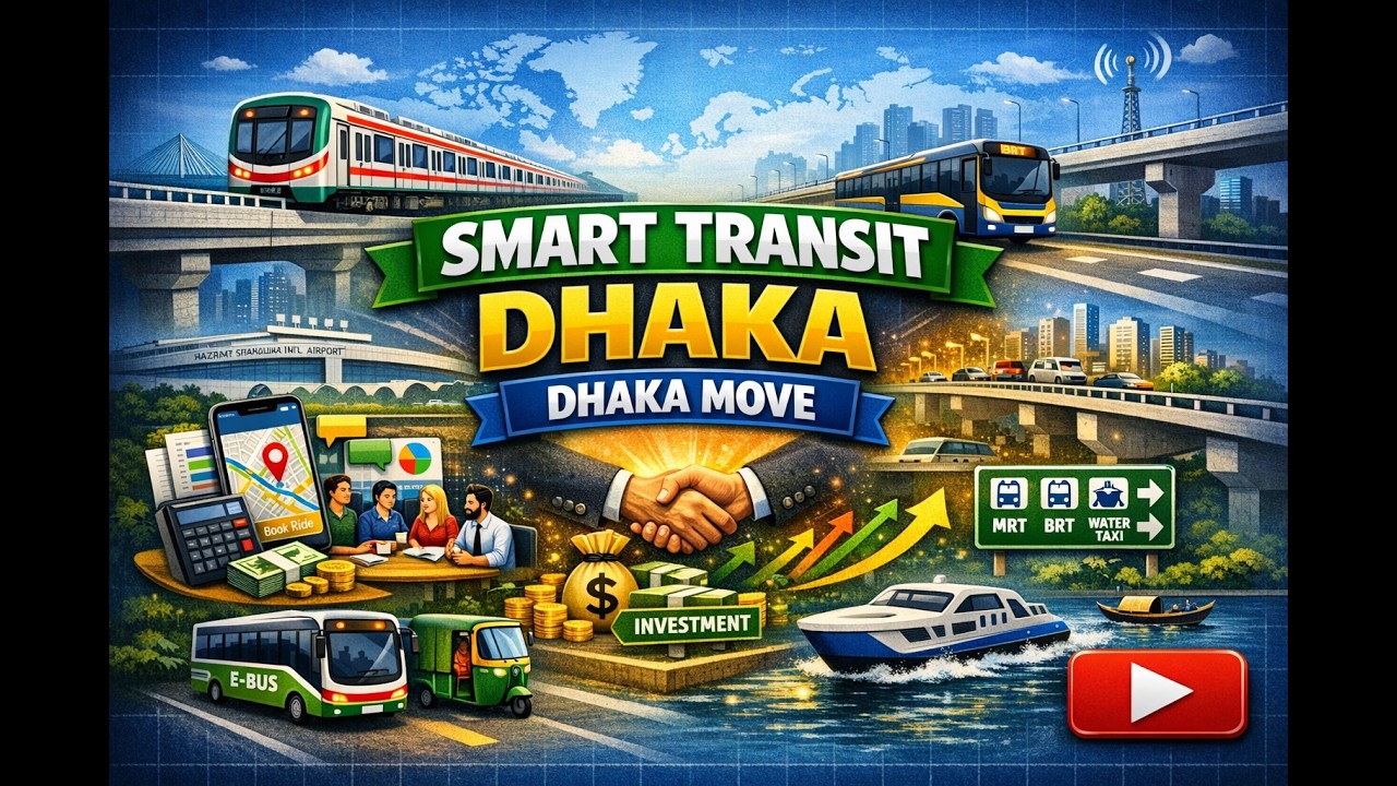 Smart Transit Dhaka | DHAKA MOVE &ndash; The Future of Urban Mobility (Presentation)