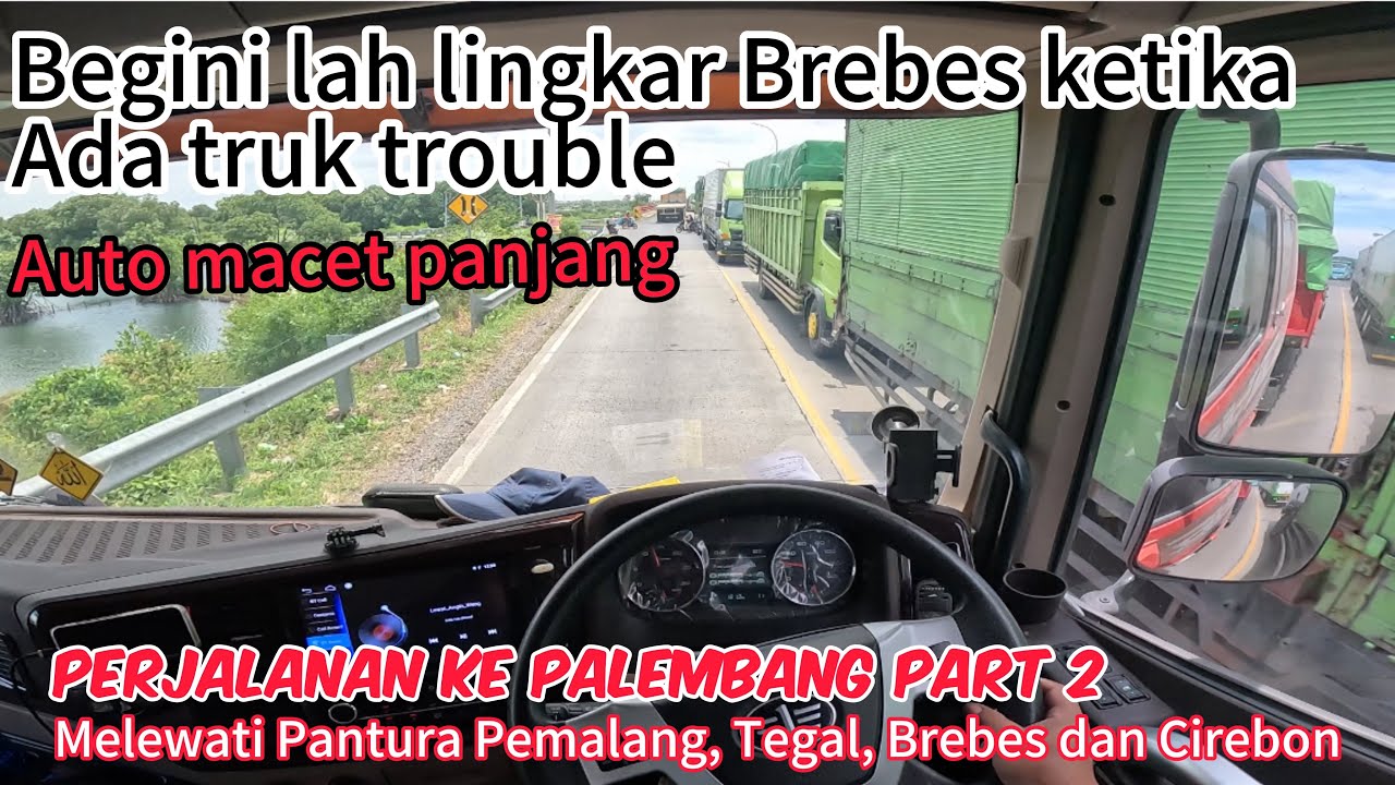 Eksplore jalan pantura pemalang-tegal-brebes-cirebon❗️Perjalanan menuju Palembang part 2📍#sibasurya 