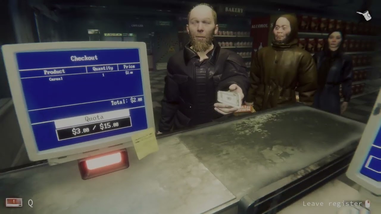 Trying out the night shift at Hellmart