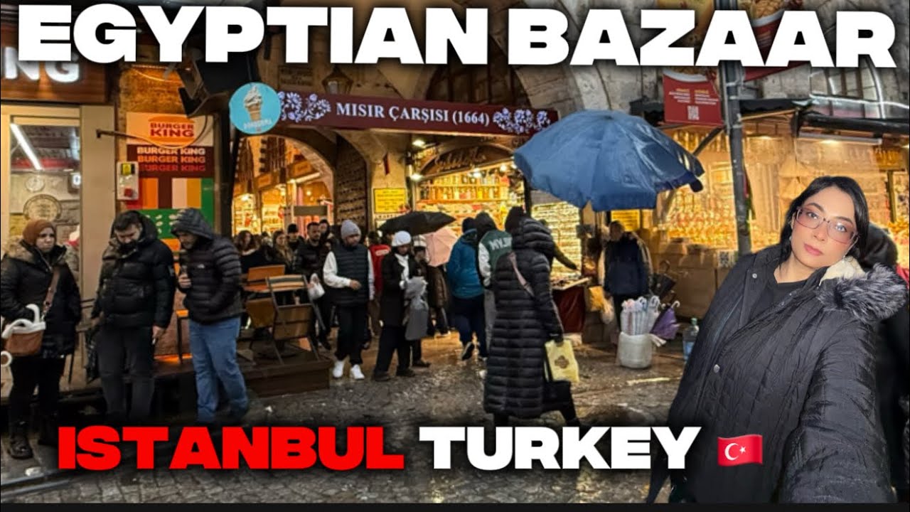 Egyptian bazaar (Spice bazaar )in Istanbul Turkey 🇹🇷