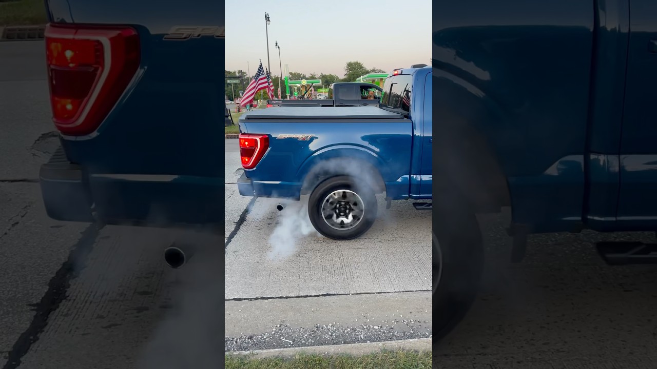Ford F150 Burnout At Telegraph Cruise! #car #truck #ford #f150 #burnout