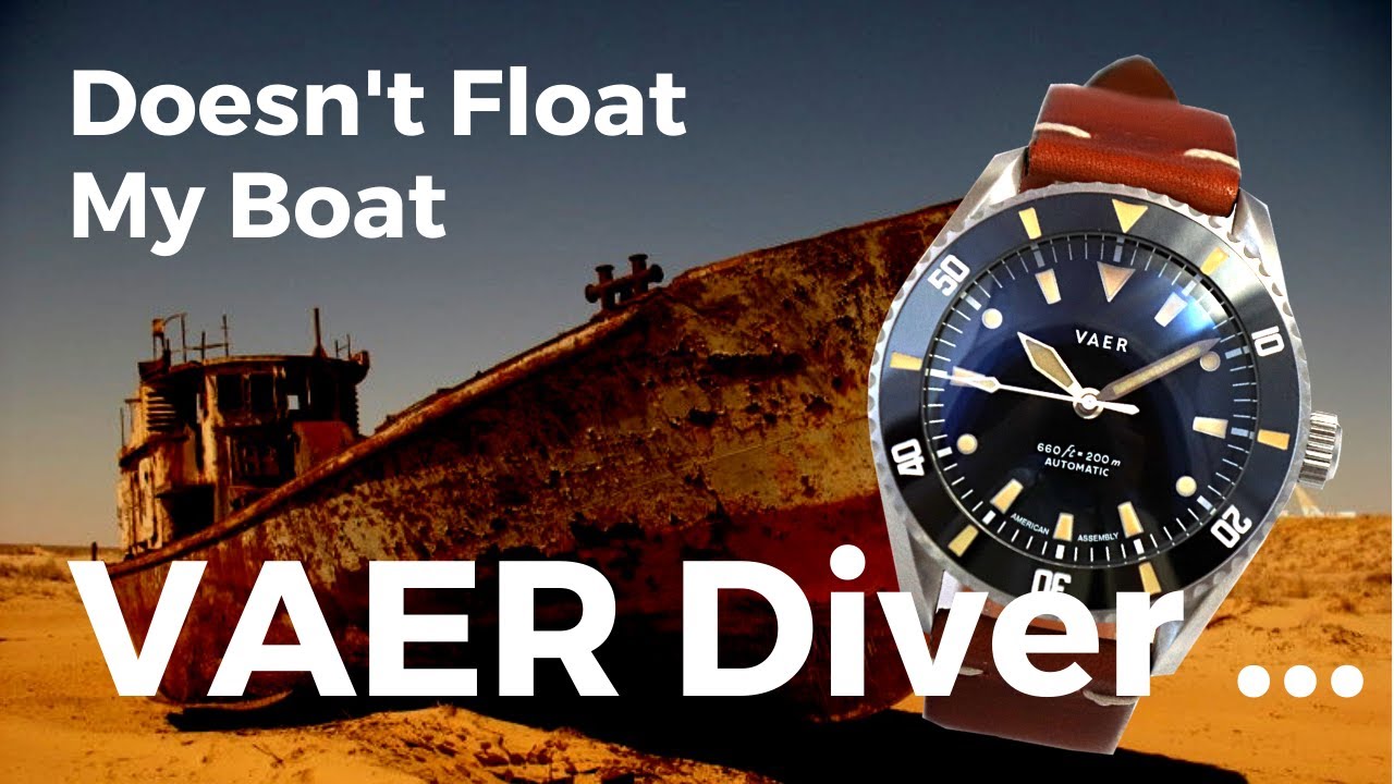 Vaer D5 Arctic USA Diver. Дайверские часы по доступной цене менее 500 долларов США. Обзор.