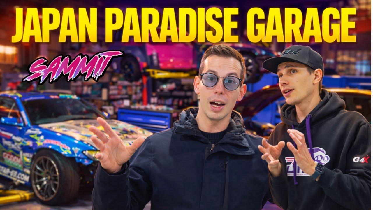 Japan’s Craziest Drift Garage With Sammit