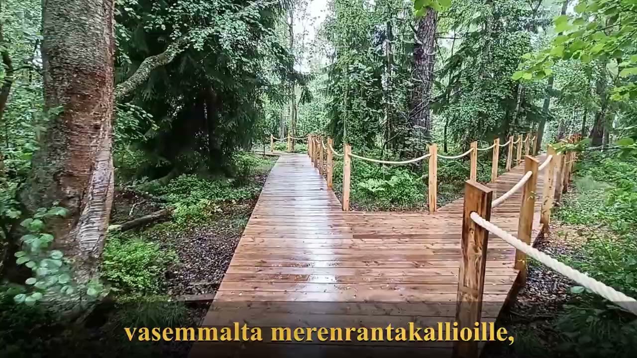 Kruunuvuorenranta on saanut hienon lankkupolun