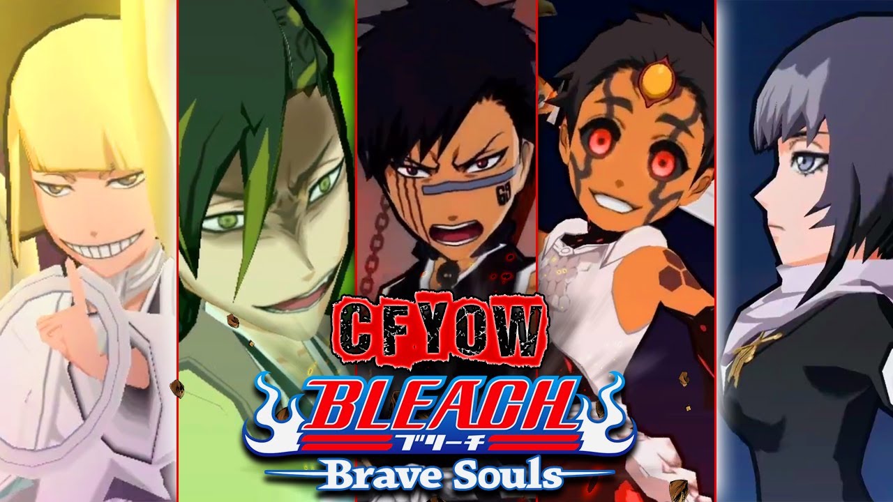 Bleach Brave Souls: All CFYOW Special Move Animations! (Rounds 1-8)