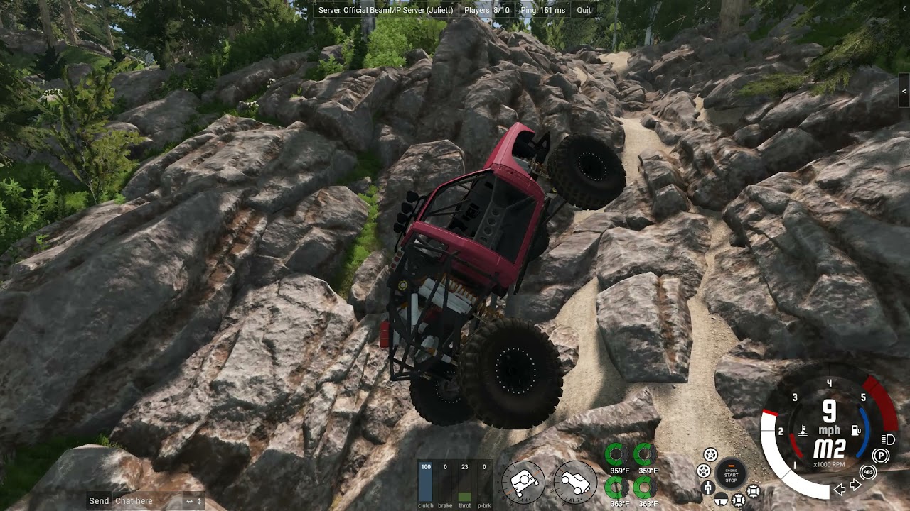 BeamNG drive super pig hirochi raceway offroading beam mp